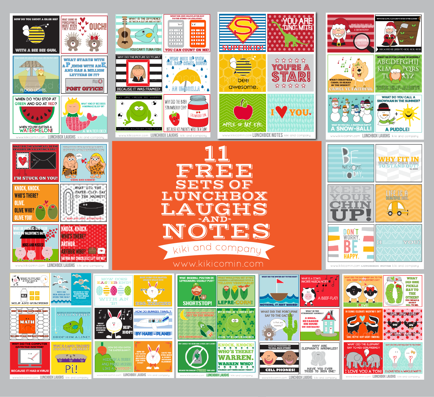free school notes {free printable} - kiki & company